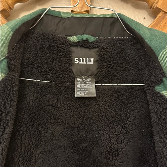 5.11 Tactical Trekking Green Check Seth Shirt Jacket Men’s XL NWT - Picture 6 of 6